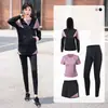 Traje de Yoga Grande Tamanho Transfronteiriço Feminino Novo Traje para Academia Corrida Casual ao Ar Livre Corrida Matinal Traje de Yoga