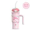 Taza Aislada Sanrio, Alto Valor Estético, Gran Capacidad, Vaso para Hielo, Nuevo Modelo 2026 Vaso de Agua, Acero Inoxidable 316 con Popote, Estilo Ins