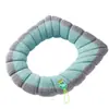 Alfombrilla de Baño Tejida Gruesa Asiento de Inodoro Universal Cubierta de Inodoro Cubierta de Inodoro para el Hogar de Cuatro Estaciones Nueva Alfombrilla de Inodoro de Verano