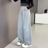 Calça Feminina 2026 Novo Modelo Infantil Primavera e Outono Calça de Moletom Reta para Crianças Maiores, Calça Curva Casual de Caimento Solto Estilo Coreano