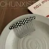 Acetato cabelo quebrado fixo artefato de acabamento pente de cabelo grampo de cabelo feminino grampo lateral parte de trás da cabeça cabelo inserção reversa pente adorno de cabelo verão