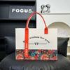 Processamento Personalizado de Bolsas de Feltro com Fita, Bolsas de Mão Estampadas Modernas de Grande Capacidade, Sacolas de Presente Simples e Elegantes para Armazenamento no Atacado