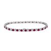 Mecanismo de Cierre Cadena Pulsera de Plata S925 Fila Única Circonita Diamante Artificial Pulsera Venta Directa de Fábrica