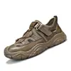 Sandalias de vadeo de punta abierta, huecas y transpirables, zapatos casuales de moda, zapatos para conducir y para la playa, zapatos deportivos y de ocio, directo del fabricante