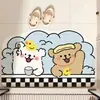 Alfombrilla de Baño de Barro Diatómico de Dibujos Animados Absorción de Agua Secado Rápido Antideslizante Resistente a la Suciedad Fácil de Limpiar Alfombrilla para Pie de Puerta de Inodoro Venta al por Mayor
