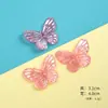 Acessórios de resina borboleta colorida animal artificial atacado pacote de material diy artesanal telefone móvel shell headband acessórios de cabelo patch