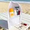 Necessaire autoportante, Organizador de viagem portátil à prova d'água multifuncional para produtos de skincare, Escova de dentes e Pasta de dentes Bolsa de armazenamento