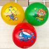 Pelota de juguete para niños, pelota inflable de PVC de 6 pulgadas, etiqueta con patrón de animales de dibujos animados, pelota de 15 cm, venta al por mayor