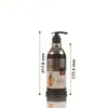 500ml Shampoo Combinação Tampa de Ombro Frasco de Cuidados Fabricante de Animais Frasco de Shampoo de Gengibre Frasco de Condicionador Elegante Personalização