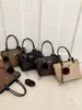 Bolso de Mano de Bloques de Color de Moda Transfronterizo Bolso Cubo 2026 Nuevo Primavera Versátil Bolso de Hombro Cruzado Bolso Tote Pequeño de Gama Alta