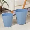 Papelera de Escritorio Pequeña Creativa Simple Nórdica Sin Tapa para Hogar, Baño, Sala de Estar, Cocina, Oficina