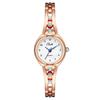 Pulsera de Diamantes Personalizada para Mujer de Celebridad de Internet Ins Reloj Pulsera Estilo Coreano Moderno Reloj de Cuarzo de Moda Reloj de Estudiante para Mujer