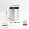 Cilindro de taza de gran capacidad de acero inoxidable 304, tamaño múltiple, sin asa, de una sola capa, taza multiusos