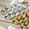 Cadena Transfronteriza de Acrílico con Galvanizado UV para Cintura, Gorra, Anillo Abierto, Ensamblable, Accesorios de Cadena para Equipaje DIY