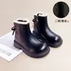 Botas para Niña 2026 Otoño/Invierno Nuevo Estilo Suela Suave para Bebé Antideslizantes Botines Cortos Moño de Encaje Botas de Combate de Princesa