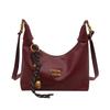 Bolsa de mão vintage de design exclusivo feminina 2025 nova moda bolsa de bolinho de óleo textura artística da moda bolsa tiracolo