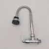 Torneira de parede, torneira de pia universal de água fria única de parede para cozinha, pia de cozinha de aço inoxidável, varanda, torneira de banheiro