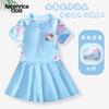Traje de Baño de Dibujos Animados para Niños Traje de Baño para Niña Traje de Baño de Moda para Bebé para Niña Traje de Baño de Una Pieza con Falda Equipo de Entrenamiento Traje de Baño