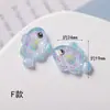 Decoraciones de concha de estrella de mar facetada transparente con pegamento en crema hechas a mano, pinzas para el cabello, fundas para teléfonos, imanes para refrigerador, accesorios de resina