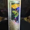 Nuevo Ramo de Flores de Rosa Brillantes de Colores Flores Eternas Simuladas Adornos Decorativos Accesorios para Fotos Cumpleaños para Novia