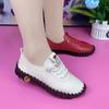 Zapatos cruzados nuevos para mujer de talla grande, suela blanda, para madre, zapatos planos de primavera y verano, zapatos casuales, venta al por mayor cruzada de talla grande