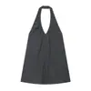 Comercio Exterior Venta al por mayor Transfronteriza 2026 Nueva Moda Femenina Europea y Americana Sexy Escote Halter Espalda Descubierta Fruncido Mini Vestido