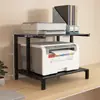 Prateleira de Armazenamento para Impressora Doméstica Mesa de Livros Armário de Armazenamento de Dois Níveis Gabinete de Armazenamento Case para Gabinete de Computador de Escritório