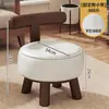 Sillón Individual Giratorio, Silla de Madera Maciza para Sala de Estar, Silla de Ocio para Dormitorio y Balcón, Sillón Individual Giratorio de Celebridad de Internet