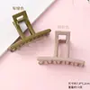 Horquilla de acrílico para mujer, de alta calidad, para la parte posterior del cabello, con temperamento de tiburón, volumen para el cabello, tocado con múltiples clips