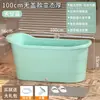 Tina de Baño para Adultos Cubo de Baño de Plástico Tina Gruesa Grande Tina de Baño para Todo el Cuerpo para el Hogar