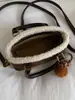 Bolso bandolera personalizado casual y elegante, nuevo bolso pequeño cuadrado de felpa otoño 2026, bolso cruzado simple relajado y a la moda