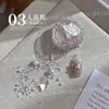 Moderna Nueva Material de Piezas de Concha para Arte de Uñas de Acetato Ultra-Delgado Aurora Iridiscente Concha para Uñas Material de Decoración Versátil