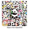 50 Adesivos Originais de Panda Graffiti Desenho Animado Animal Bonito Criativo Decorativo Copo de Água Capa de Telefone Adesivos de Computador