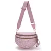 Bolsa Tendência de Ombro Único para Mulheres, Nova Moda Versátil em Tecido Oxford de Grande Capacidade Formato Concha, Bolsa Transversal Casual Leve