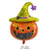 Balão de Letra de Filme de Alumínio de Halloween Transfronteiriço Balão de Fantasma em Pé Homem Esqueleto Balão de Abóbora Aranha Bola Decorativa de Halloween