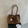 Bolsa Casual de Moda Versátil de Grande Capacidade Estilo Verão 2026 Transfronteiriça Bolsa Tote Simples de Ombro e Axila