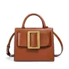 2026 Nuevo Bolso Cruzado de Hombro Versátil de Moda Estilo Coreano Bolso Cuadrado Pequeño Simple a la Moda para Mujer con Hebilla de Aluminio