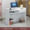 Balcão de Caixa Comercial para Loja de Roupas Simples Balcão de Recepção de Salão de Beleza Balcão de Caixa Pequeno para Loja de Roupas Femininas