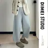 Pantalones Gruesos para Mujer con Forro de Felpa Color Café 2025 Tendencia Nuevo Otoño e Invierno Melard Globo Plátano Sicomoro Pantalones de Pierna Ancha