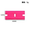 Cuchilla de Plástico, Cuchilla de Metal, Raspador Multifuncional de Vidrio, Cuchilla de una Sola Cabeza para Eliminación de Pegamento y Limpieza, Herramienta Digital para Película