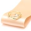 Anillo de gota de agua con microincrustaciones de circonita de estilo coreano, elegante, chapado en oro, con apertura ajustable, para dieta, para mujer.