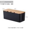 Caja de Almacenamiento de Plástico con Tapa Organizador de Escritorio para Cables de Datos de Carga Ocultos Teléfono Móvil Computadora Tableta Regleta