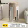 Taburete de Plástico para el Hogar Grueso Redondo Apilable Resistente Duradero Silla para Mesa de Comedor Taburete Alto Reserva Molino de Viento Taburete de Goma