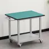 Bancada móvel antiestática, mesa experimental e de inspeção, mesa de embalagem com rodas, carrinho de oficina, mesa de operação, estação de trabalho móvel