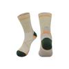 Calcetines Antibacterianos de Lana Merino, Calcetines Acolchados para Senderismo y Montañismo, Suela de Toalla Antideslizante, Calcetines Transpirables de Media Caña para Deportes al Aire Libre