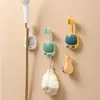 Soporte para cabezal de ducha giratorio 360 grados sin taladro hecho de material ecológico, fijador universal de cabezal de ducha montado en la pared para el baño