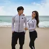 Trajes de neopreno con protección solar para hombre y mujer, Trajes de buceo para parejas, Trajes de baño de manga larga, Trajes para medusas, Trajes para medusas, Trajes de surf, Trajes de secado rápido con protección solar