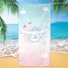 Toalla de Playa al por Mayor Transfronteriza Dibujo Animado Sanrio Toalla de Baño Absorbente para Niños Perro de Orejas Grandes Toalla de Playa de Secado Rápido