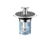 Tapón de desagüe emergente universal para lavabo, desagüe emergente para lavabo, rejilla filtrante para fregadero, accesorios antiatascos