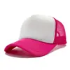 Gorra de Malla Esponjosa Logo Impreso Personalizado Multicolor Exportación Protección Solar Gorra de Béisbol Gorra Publicitaria Sombrero de Voluntario